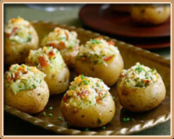 Apple-Walnuts Stuffed Mushrooms
