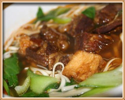 Apricot Beef with Sesame Noodles