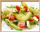 Avocado Salad with Tomato Dressing