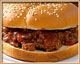 Barbecued Beef On Hamburger Buns