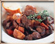 Beef and Tomatoes in Red Wine Casserole
