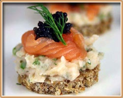 Crab Canapes with English Muffins