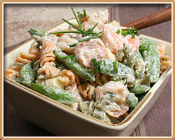 Grilled Shrimp Pasta Salad