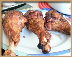 Grilled Turkey Legs