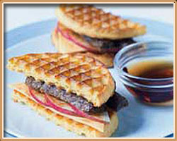 Grilled Waffle Sandwiches