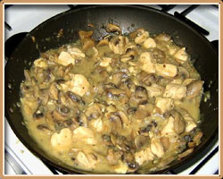 Mushrooms In White Sauce