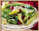 Pear Salad with Raspberry Cream