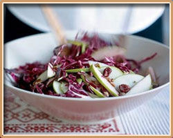 Red Cabbage and Apples