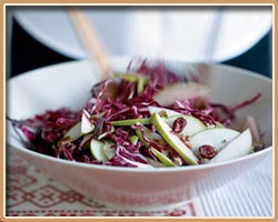 Red Cabbage with Apples