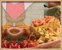 Salmon and Potato Strata