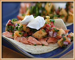 Salmon Tacos