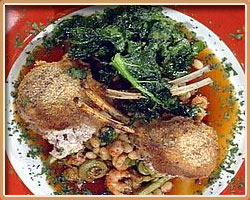 Stuffed Lamb Chops