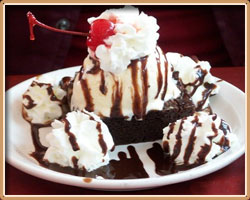 Sundae Brownie Pie