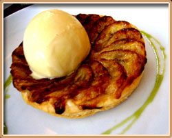 Warm Banana Tart