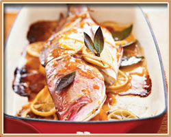 Whole Roasted Pompano
